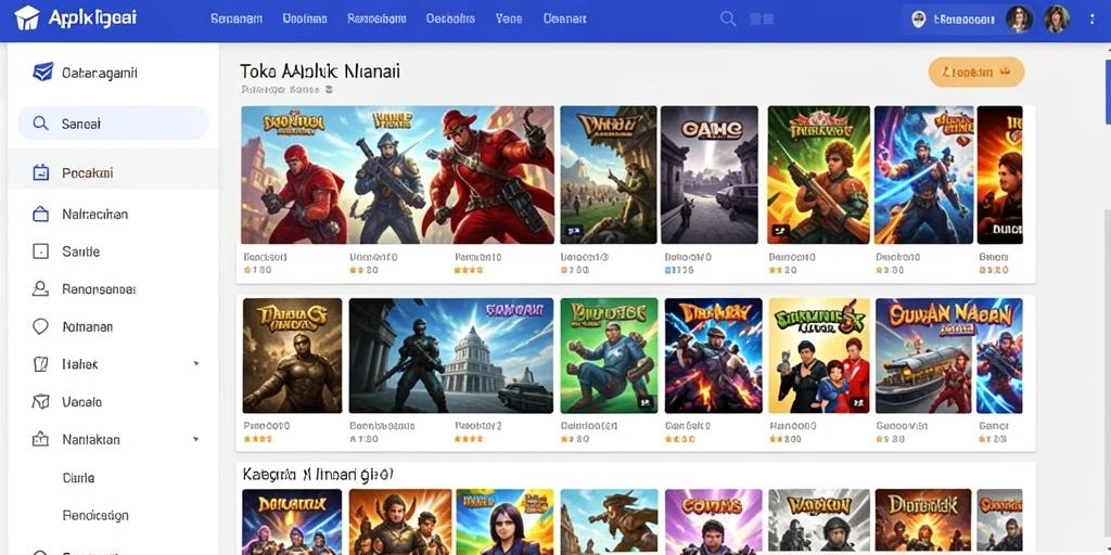 Tampilan grafis yang menakjubkan dari dalam game.