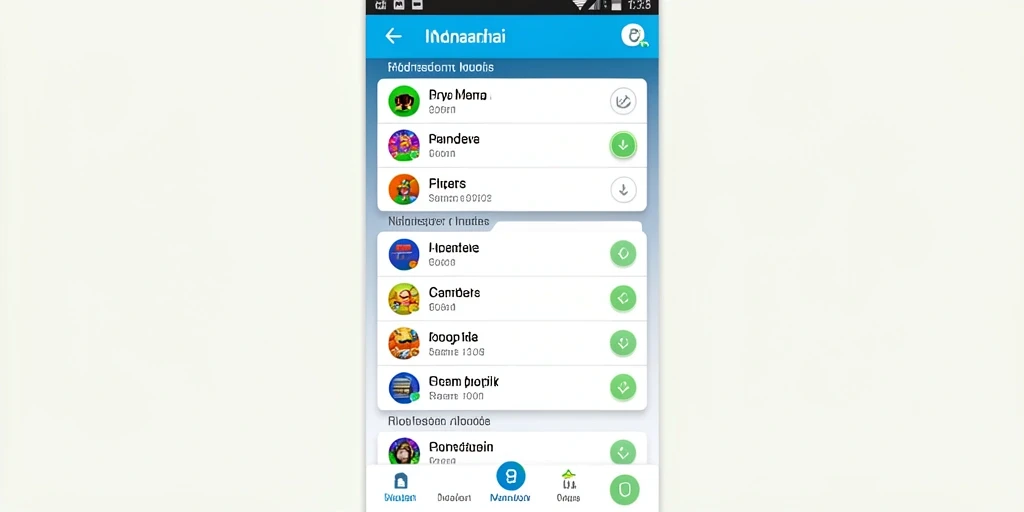Tampilan awal game dengan antarmuka yang menarik.
