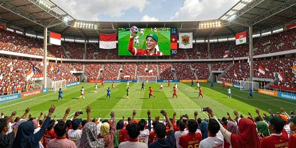 Tangkapan layar menunjukkan karakter utama dalam pertarungan epik.
