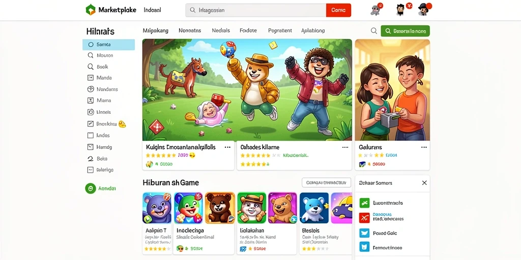 Tampilan utama 738SLOT dengan tema yang menarik.