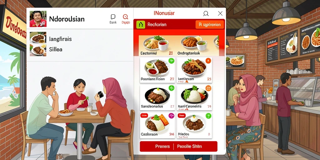 Tampilan antarmuka yang bersih dan menarik.