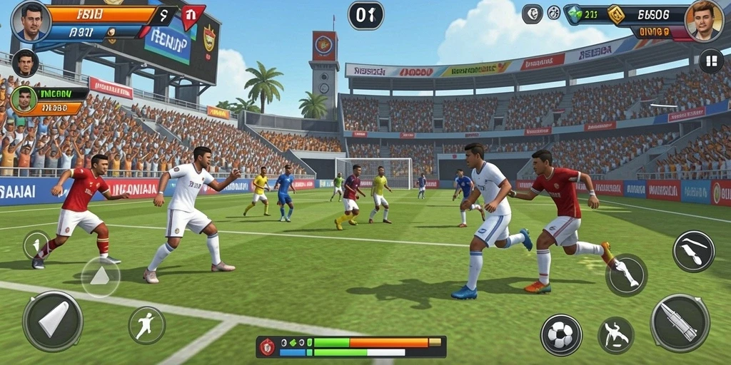 Screenshot menunjukkan tampilan antarmuka yang menarik dan intuitif.