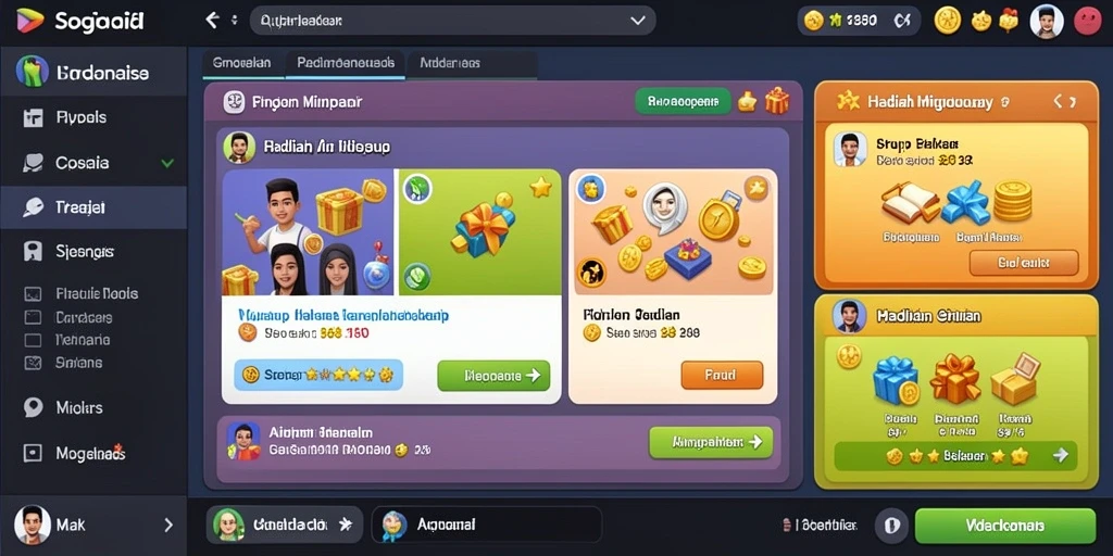 Tampilan antarmuka yang menarik dan mudah digunakan.