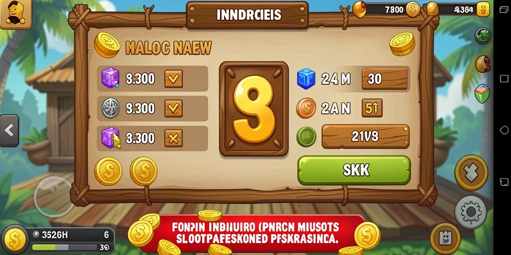 Tampilan grafis FUFUSLOT yang memukau.