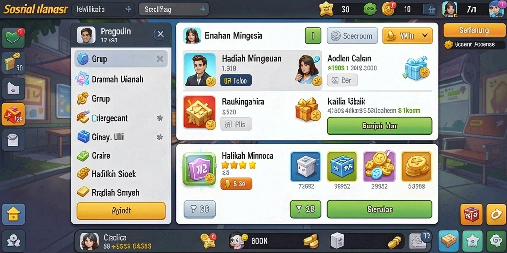 Tampilan antarmuka yang user-friendly dan menarik.
