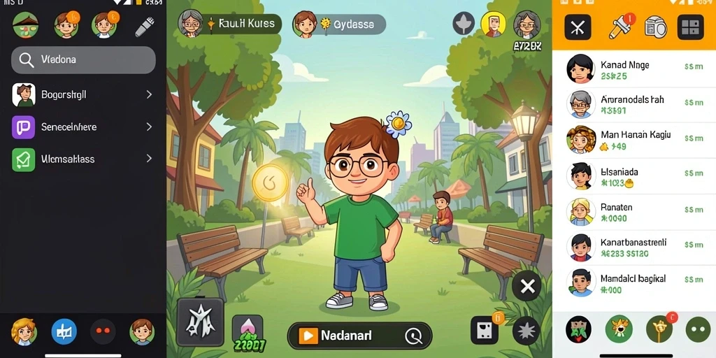 Tampilan karakter utama yang menawan dan penuh warna.