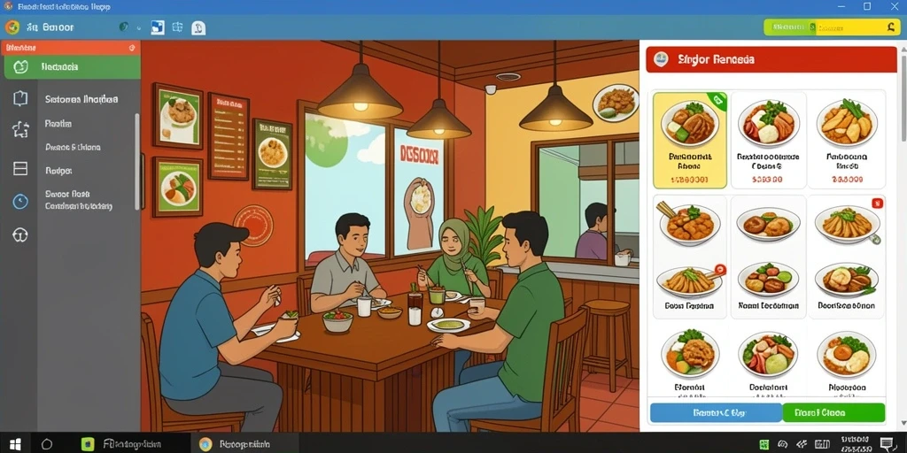 Tampilan antarmuka yang menarik dan mudah digunakan.