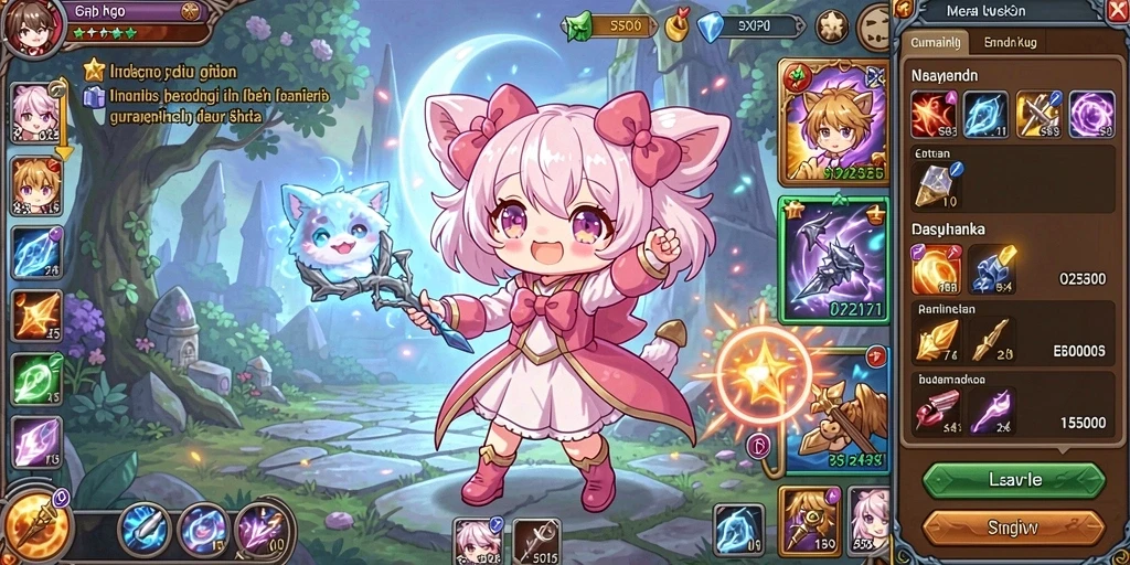 Tampilan permainan slot yang menarik dan penuh warna.