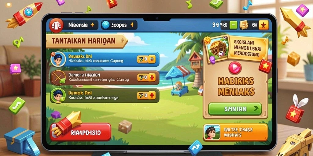 Tampilan antarmuka pengguna yang intuitif dan menarik.