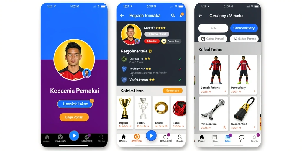 Tampilan antarmuka yang user-friendly.