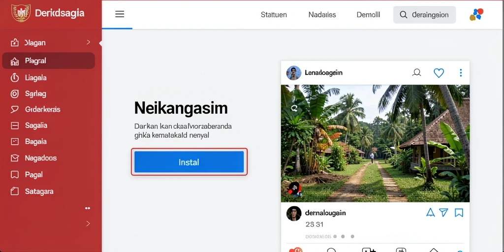Tampilan utama PULITOTO yang menarik dan bersahabat.