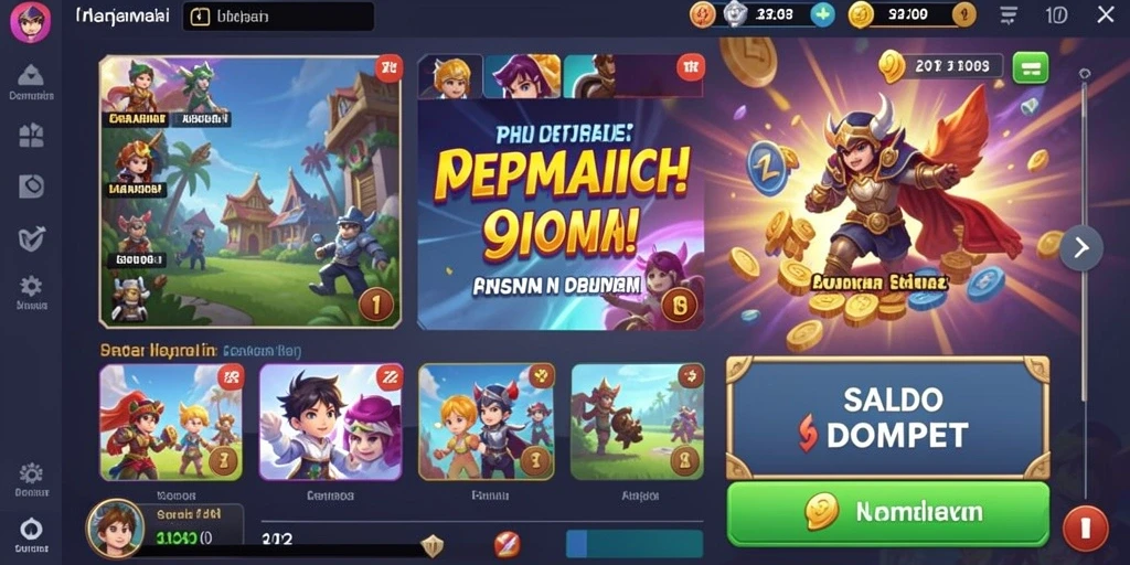 Tampilan awal yang membawa Anda ke dalam dunia RATU123.