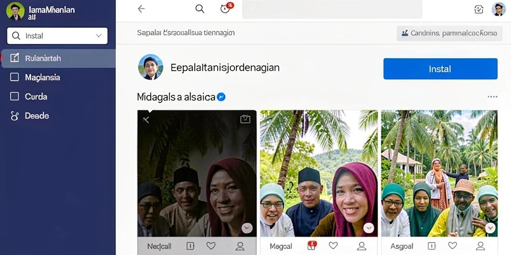 Tampilan utama RICH7 dengan berbagai pilihan slot.